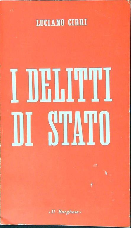 I delitti di Stato - copertina
