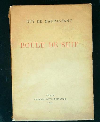 Boule de suif - Guy de Maupassant - copertina