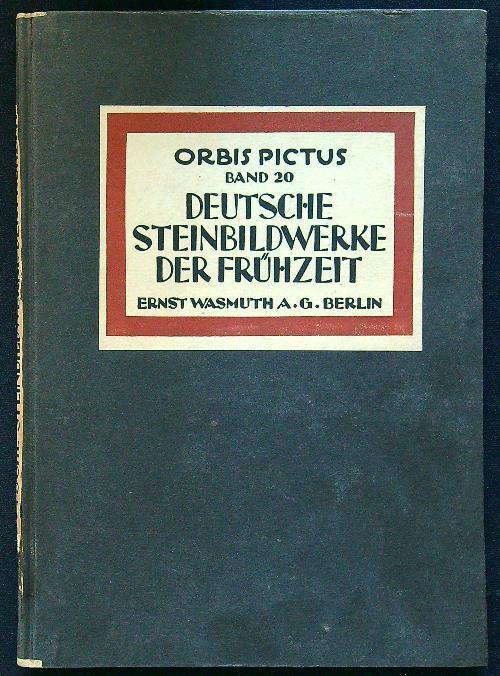 Deutsche steinbildwerke der fruhzeit - copertina