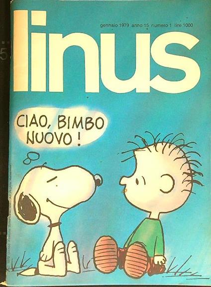 Linus n.1/gennaio 1979 - copertina