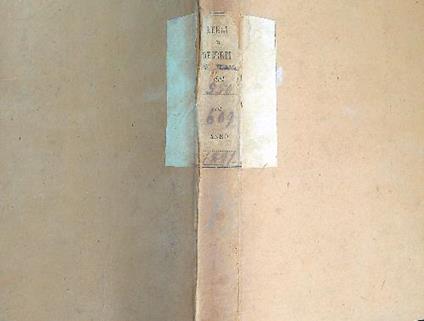 Leggi e decreti dal 550 al 609. Anno 1891 - copertina