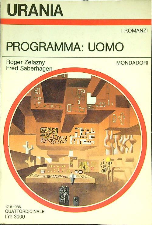 Programma: uomo - Roger Zelazny - copertina