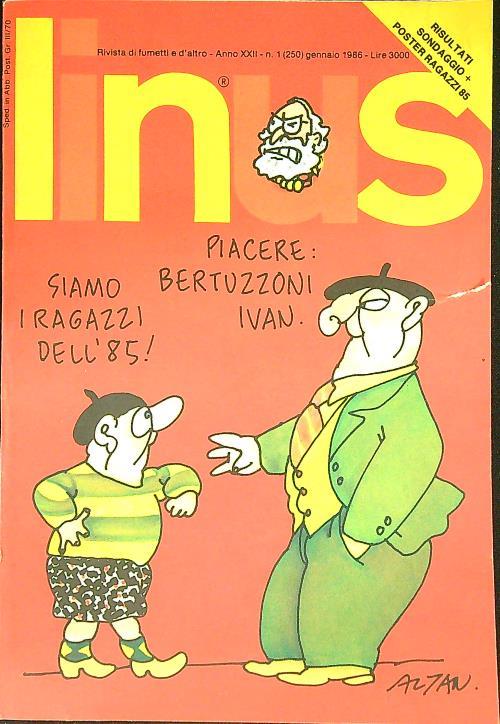 Linus n. 1/gennaio 1986 - copertina