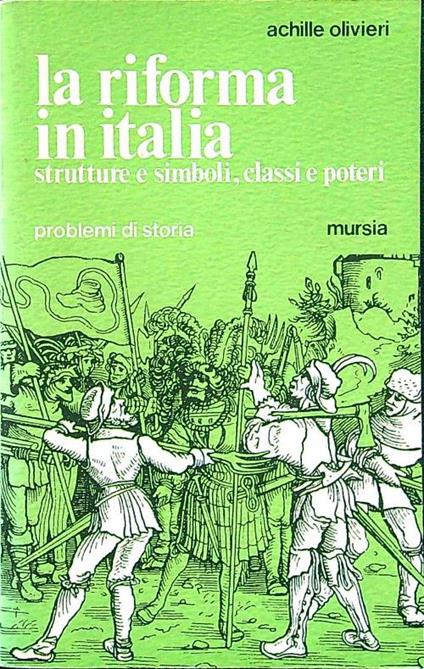 La riforma in Italia - Achille Olivieri - copertina