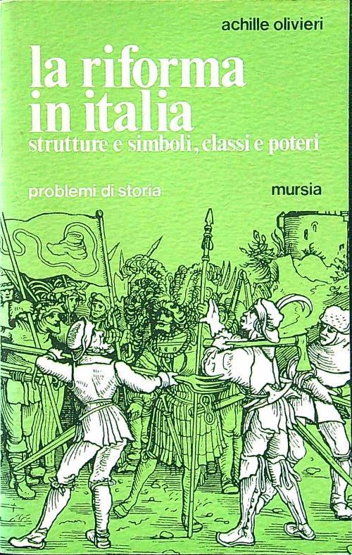 La riforma in Italia - Achille Olivieri - copertina