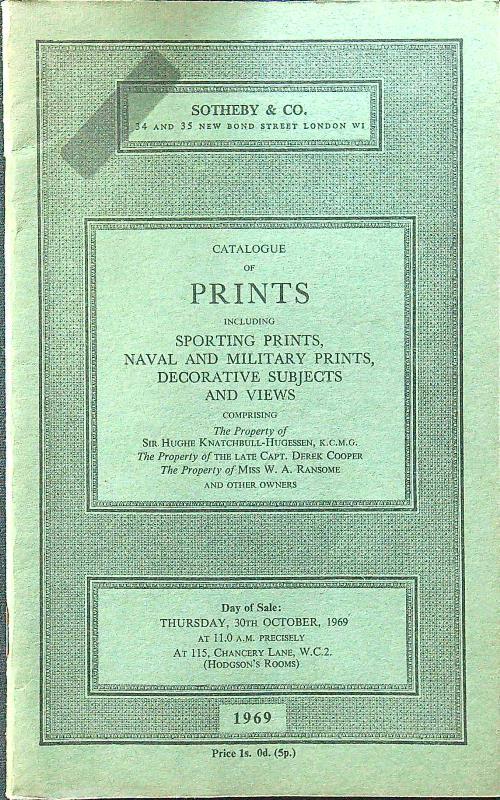 Catalogue of prints