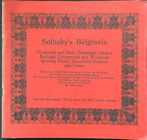 Nineteenth and early twentieth century etchings, lithographs and woodcuts - copertina