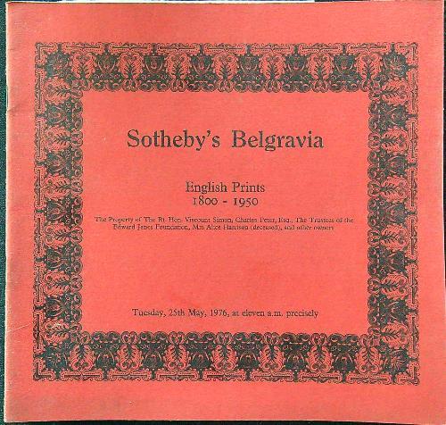 English prints 1800-1950 - copertina