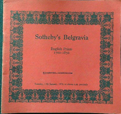 English prints 1700-1850 - copertina