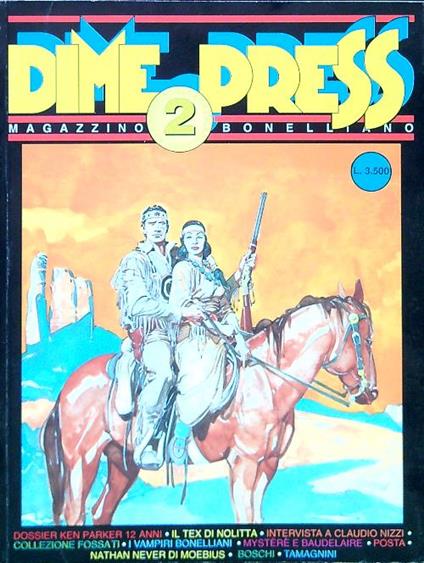 Dime Press 2 Dossier Ken Parker - copertina