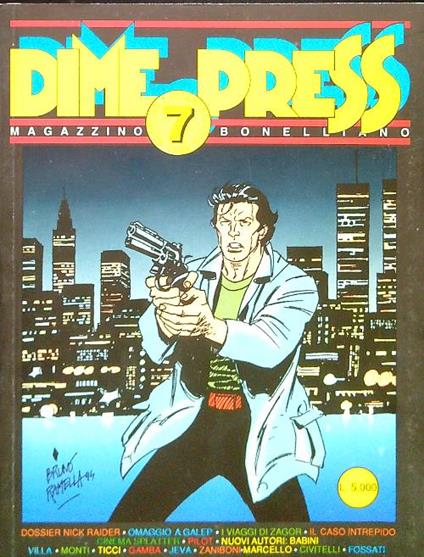 Dime Press 7 Dossier Nick Raider - copertina