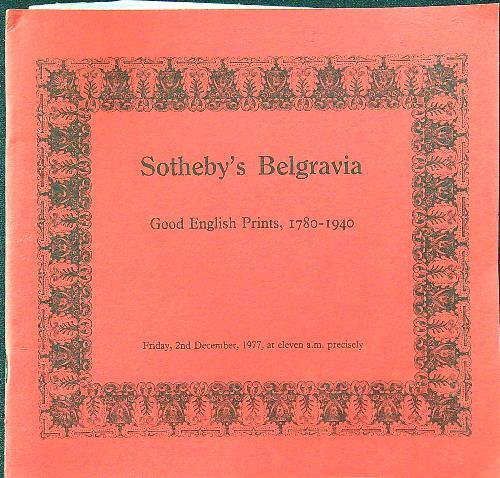 Good english prints 1780-1940 - copertina