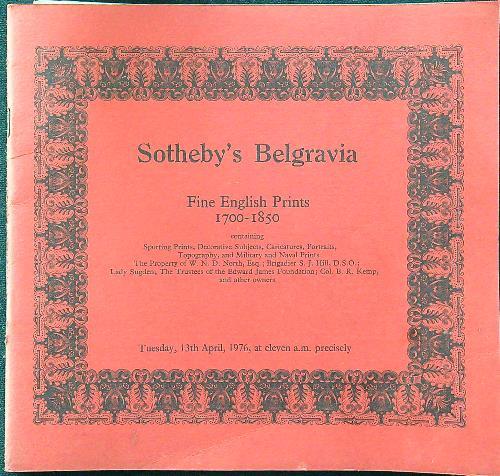 Fine english prints 1700-1850 - copertina