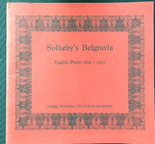 English prints 1800-1950 - copertina