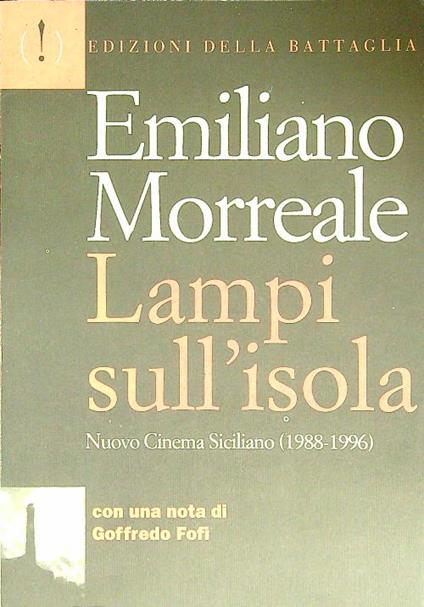 Lampi sull'isola - Emiliano Morreale - copertina