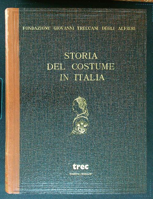Storia del costume in Italia 5 vv. - copertina