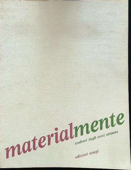Materialmente - copertina