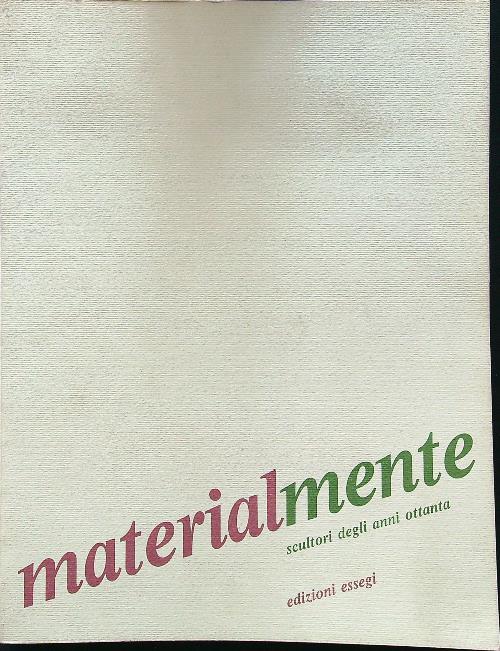 Materialmente - copertina