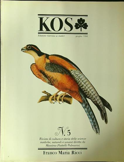 Kos n. 5/giugno 1984 - copertina