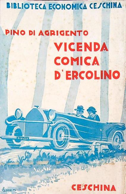 Vicenda comica d'Ercolino - copertina