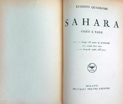 Sahara - copertina