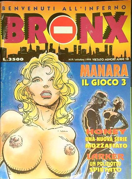 Bronx n. 9/ottobre 1994 - copertina