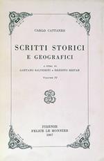 Scritti storici e geografici. Volume IV