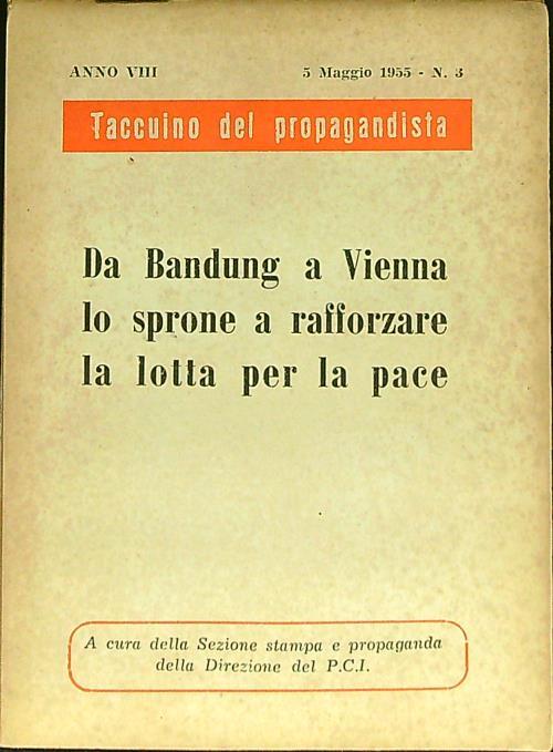Da Badung a Vienna lo sprone a rafforzare la lotta per la pace