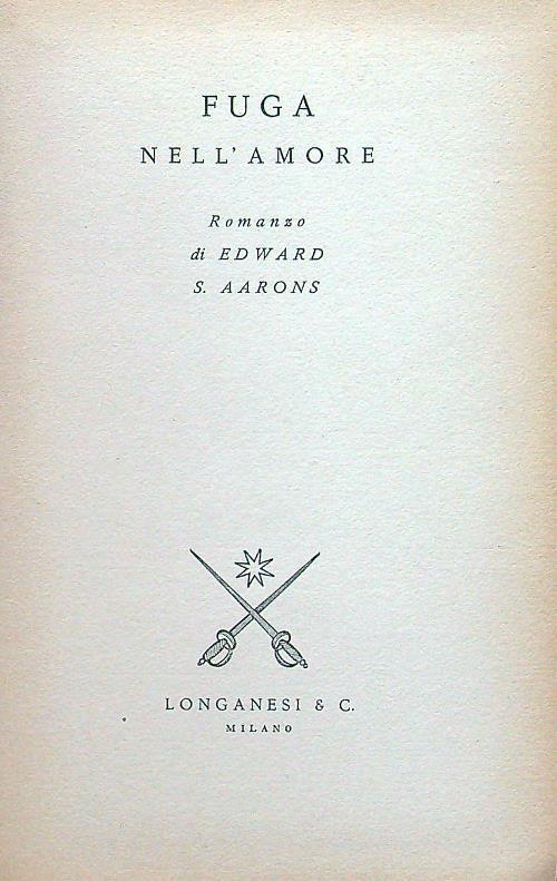 Fuga nell'amore - copertina