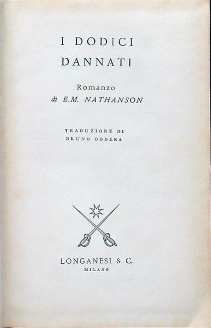 I dodici dannati - E. M. Nathanson - copertina