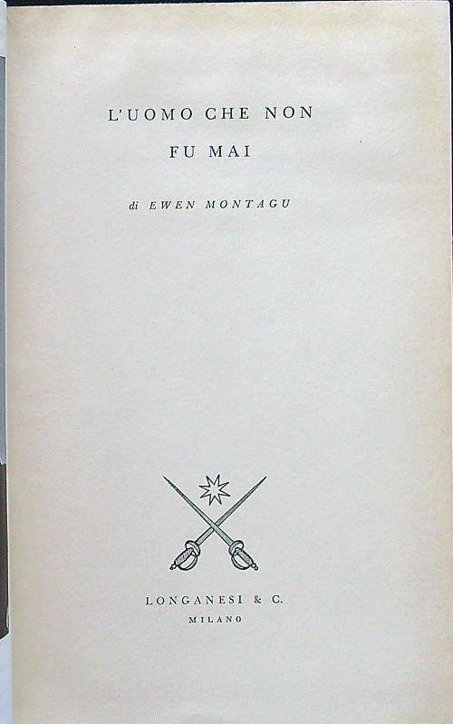 L' uomo che non fu mai - copertina