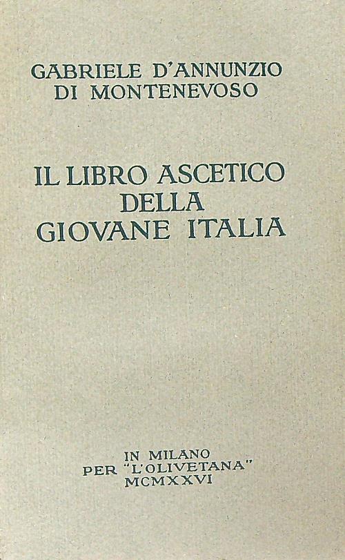 Il libro ascetico della giovane Italia