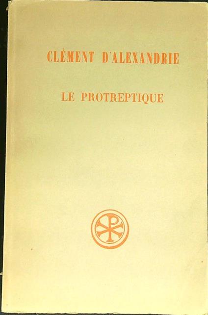 Le protreptique - copertina