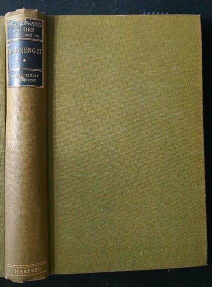 Roughing It vol. I - Mark Twain - copertina