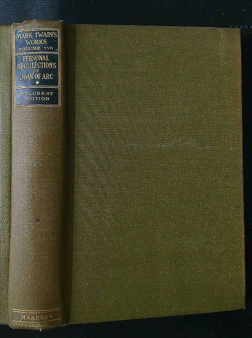 Personal Recollection of Joan of Arc vol. I