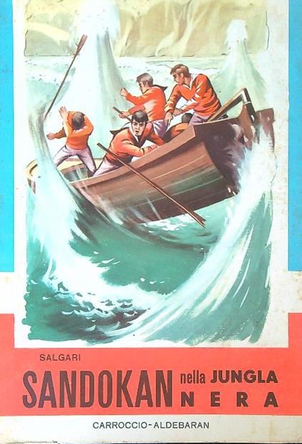 Sandokan nella jungla nera - Emilio Salgari - copertina