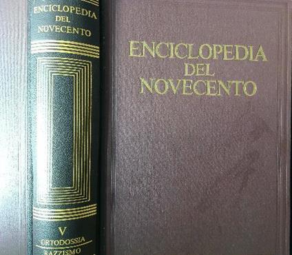 Enciclopedia del 900 vol. V Ortodossia - Razzismo - copertina