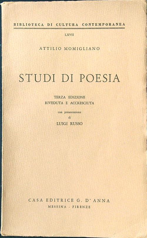 Studi di poesia