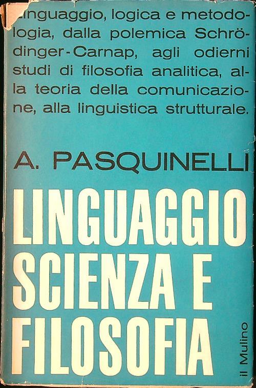 Linguaggio, scienza e filosofia - copertina