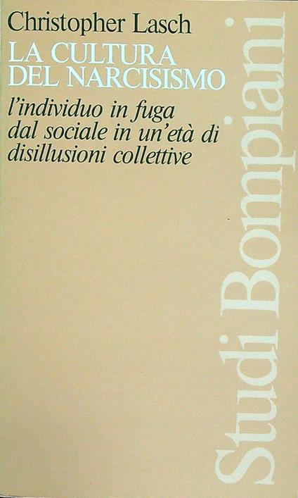 La Cultura del Narcisismo - Christopher Lasch - copertina