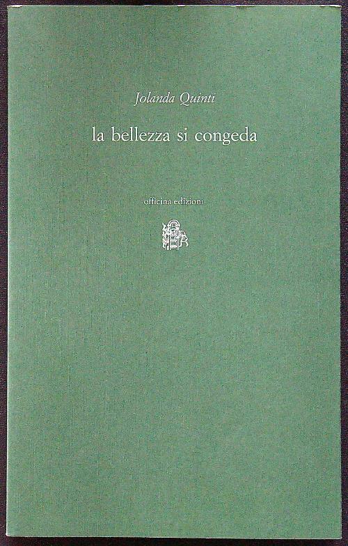 La bellezza si congeda