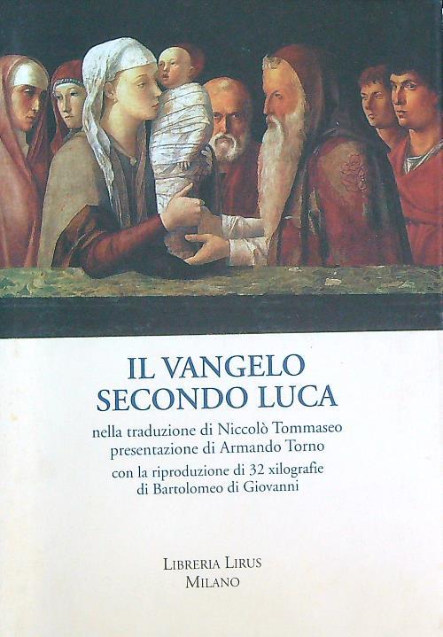 Il vangelo secondo Luca - copertina
