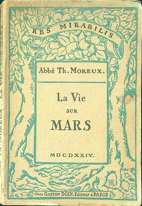 La vie sur Mars - copertina