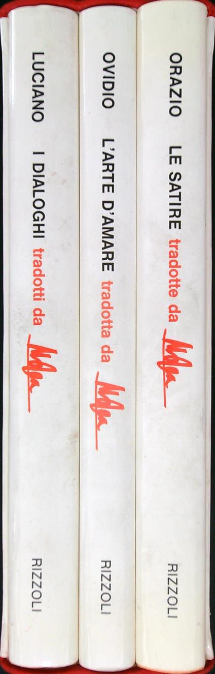 Ovidio, Orazio, Luciano tradotti da Mosca 3 vv. - Mosca - copertina