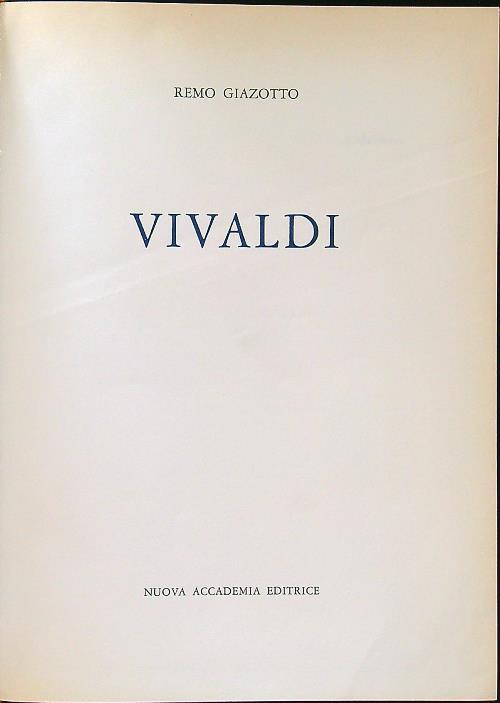 Vivaldi - Remo Giazotto - copertina