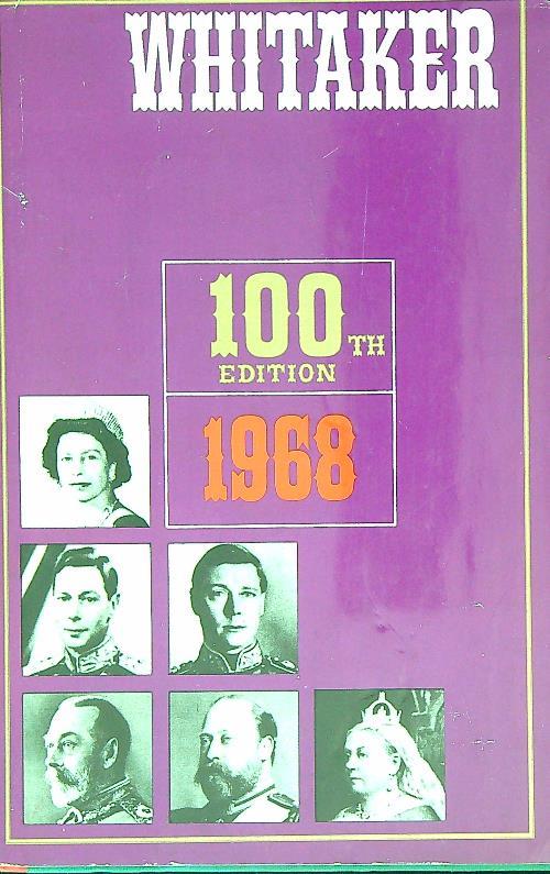 Whitakers Almanack 1968 - copertina