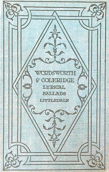 Wordsworth and Coleridge Lyrical Ballads 1798 - copertina