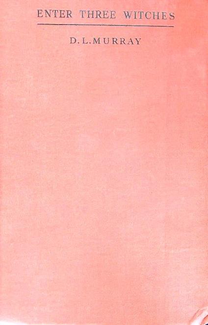 Enter Three Witches - copertina