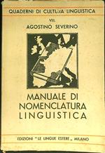 Manuale di nomenclatura linguistica