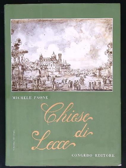 Chiese di Lecce vol. II - Michele Paone - copertina